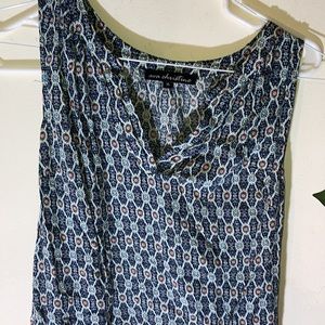 Mod print cotton tank